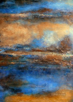 paisaje marino abstracto 055 Pinturas al óleo